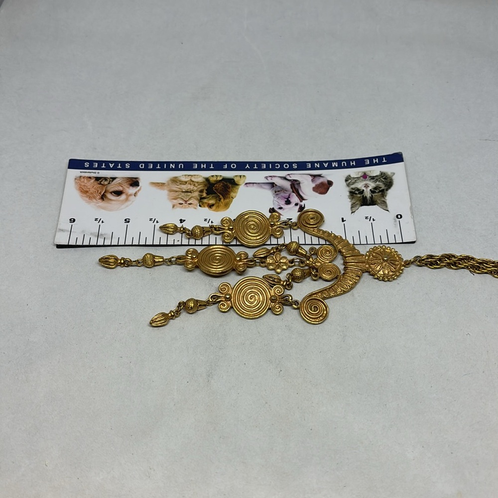 Stupendous Vendome Etruscan Revival necklace - Picture 12 of 13